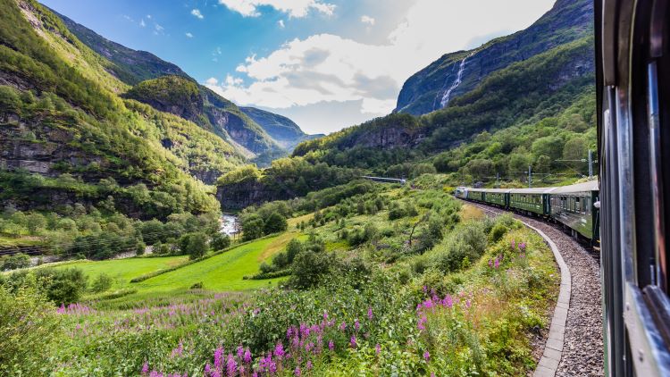 The gorgeous Flam Railway Route