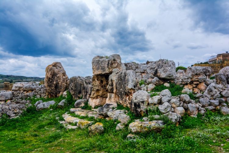 Exterior view of the Ta’ Hagrat temple