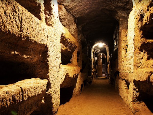 Catacombs of San Callisto in Rome