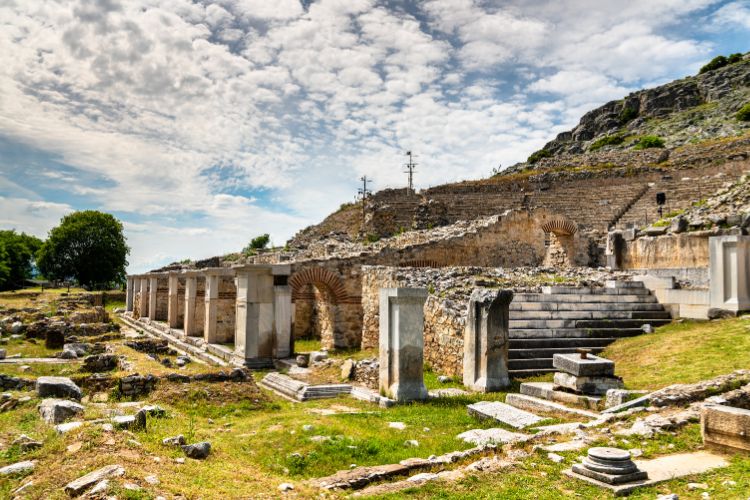 Ancient Theatre of Philippi in Greece