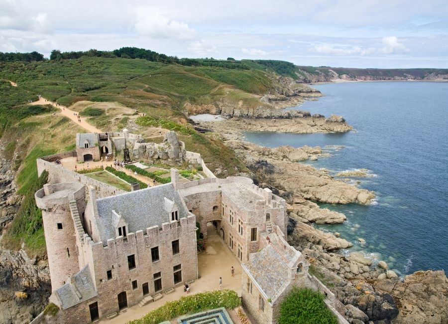 Architecture of Fort la Latte, France